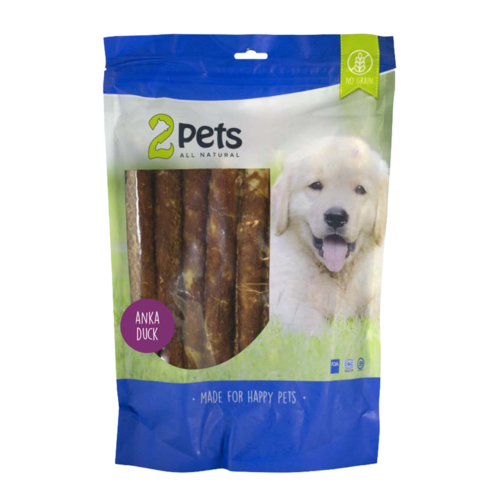 2PETS Tyggerulle M Andefilet - 28 CM - 12 PAKKER
