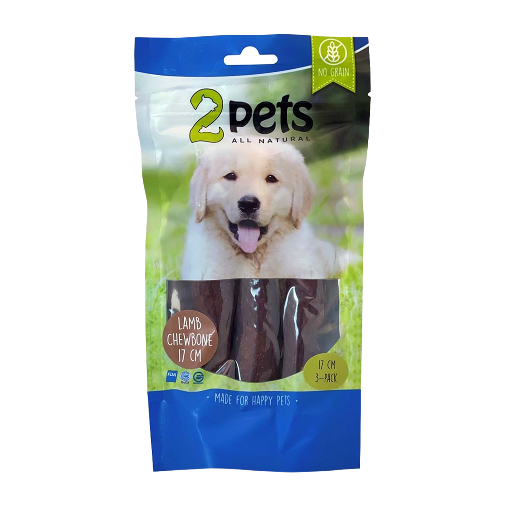 2PETS Tyggegummi M Lam - 17 CM - 3 PAKKER