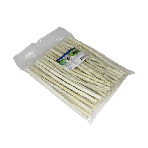 2PETS Tyggepinde Snoet Hvid - 24 CM - 50 PAKKER
