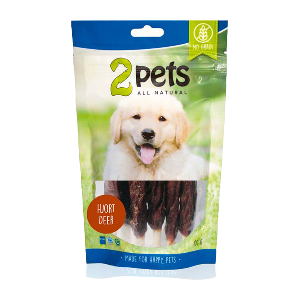 2PETS Tyggepinde M Hjort - 12 CM - 6 PAKKER