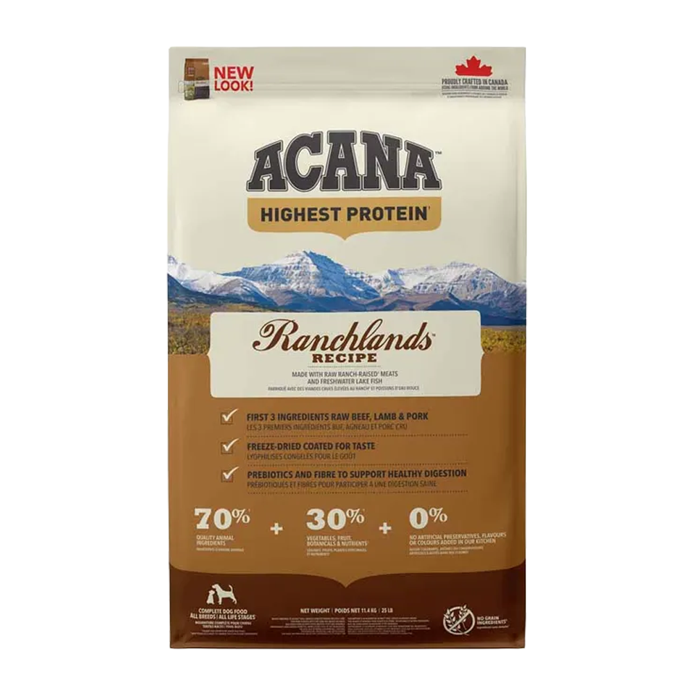 Acana Ranchland Opskrift - 11,4 KG