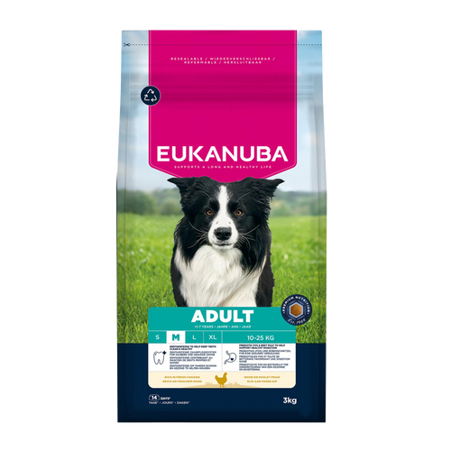 Eukanuba Adult Medium Breed Kyckling - 3 KG