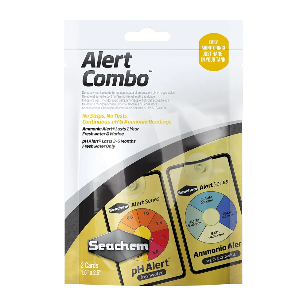 Seachem Alerts Kombinationspakke 6 måneder Ph/Ammoniak