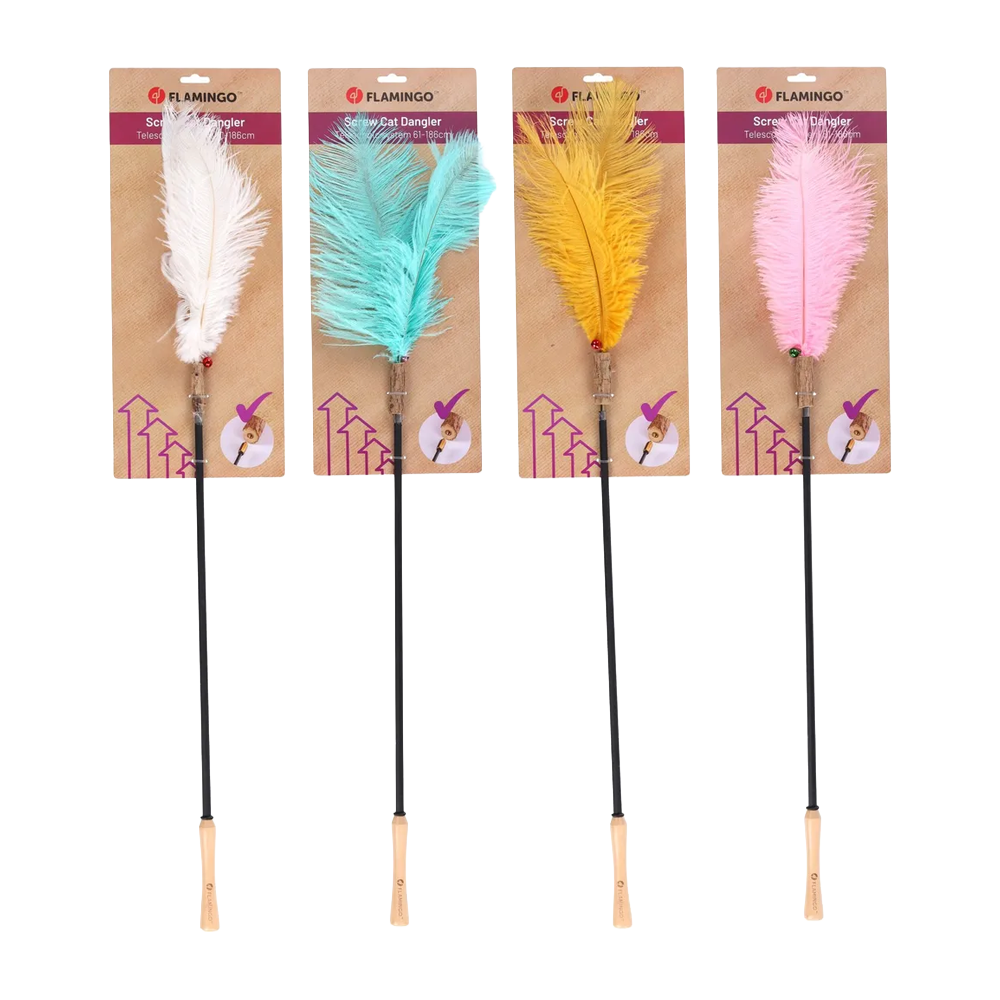 Flamingo Cat Toy Bliss Dangler - 61-186CM