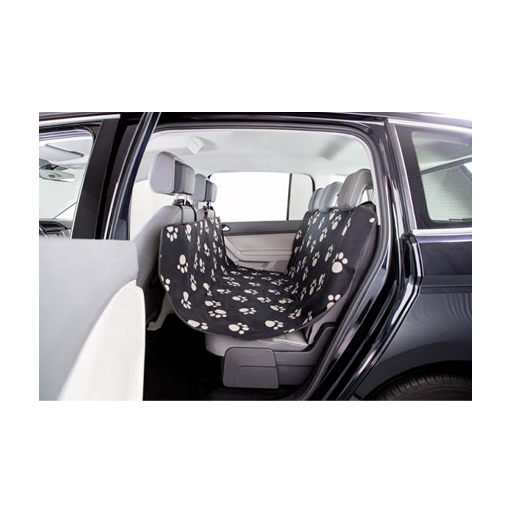 Bilbetræk til bagsæde - Sort/Beige