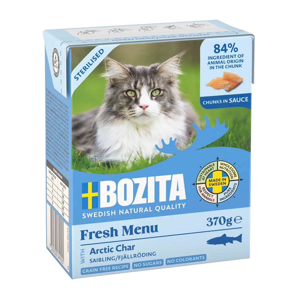 Bozita Cat Sterilised Fjeldørred i Sauce - 370g