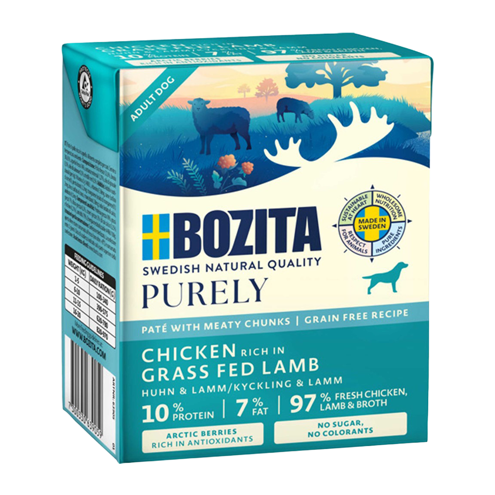 Bozita D Purely Paté Lam 6 stk. 370 g