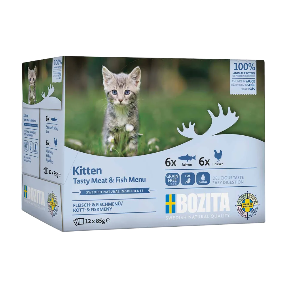 Bozita Kitten Multibox – 12 x 85 g