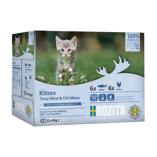 Bozita Kitten Multibox 12x85g sauce / 1,02kg