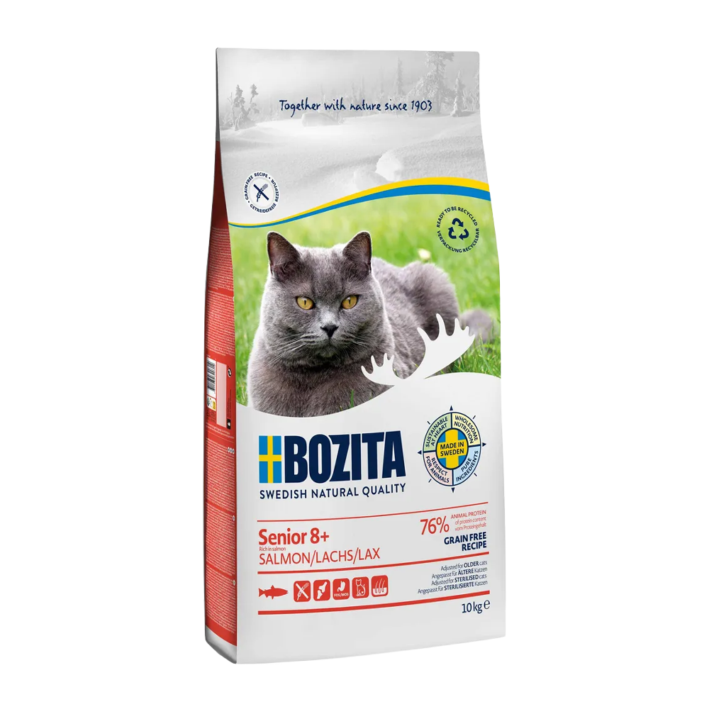 Bozita Grain Free Senior 8+ Laks