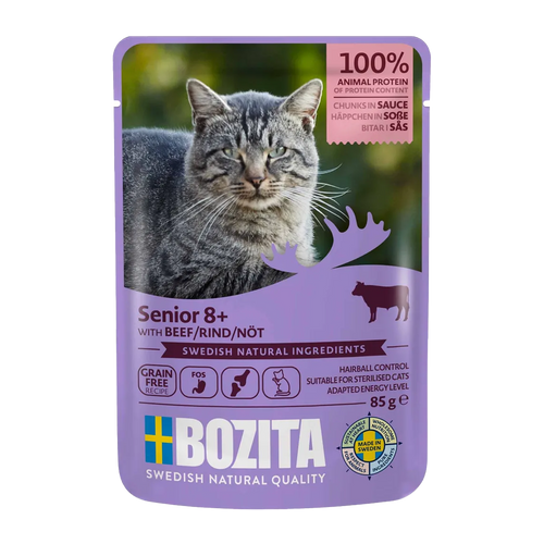 Bozita Senior 8+ Oksekød i Sauce - 85 G