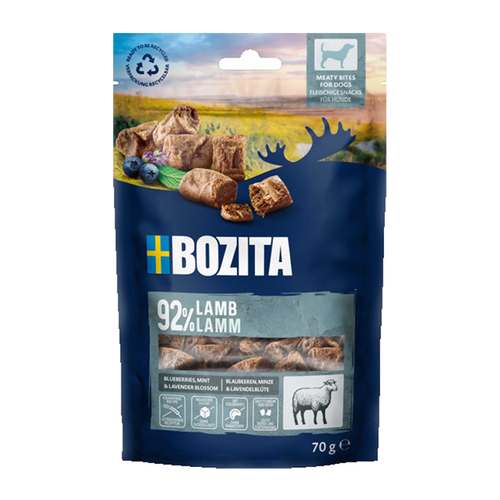 Bozita Snacks Meaty Bites Lam - 70g