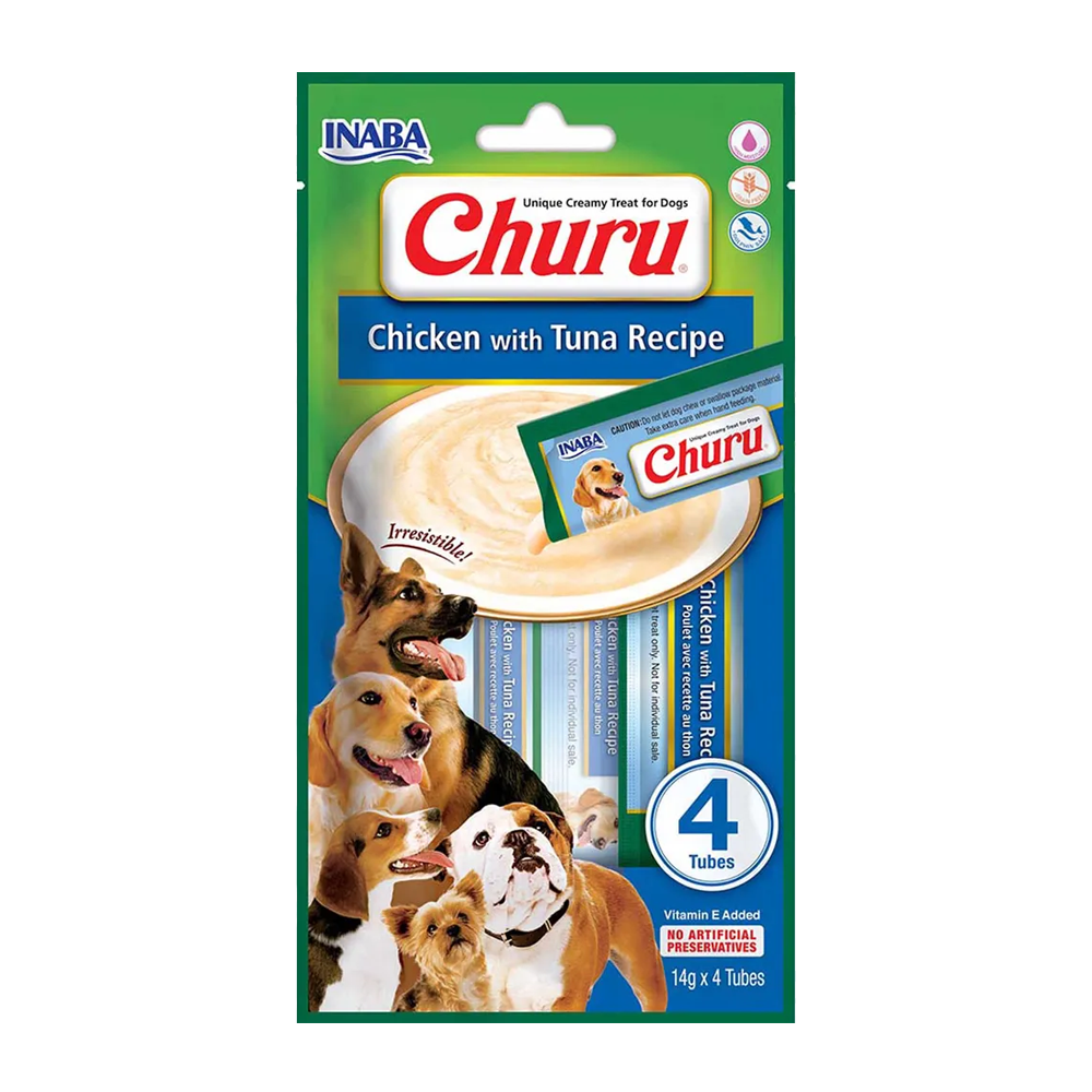 Churu Hundekylling med Tun - 4 stk.