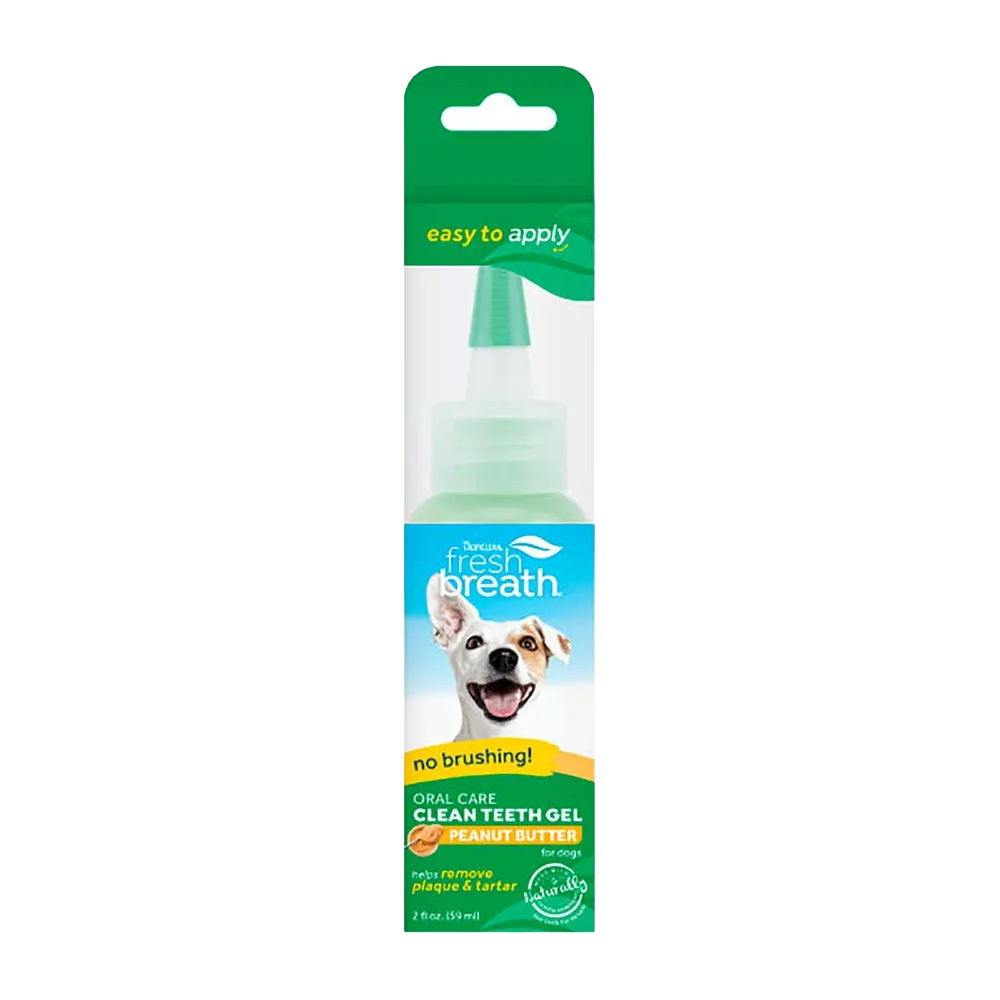 Tropiclean Clean Teeth Mundpleje Gel Jordnøddesmør - 59 ml