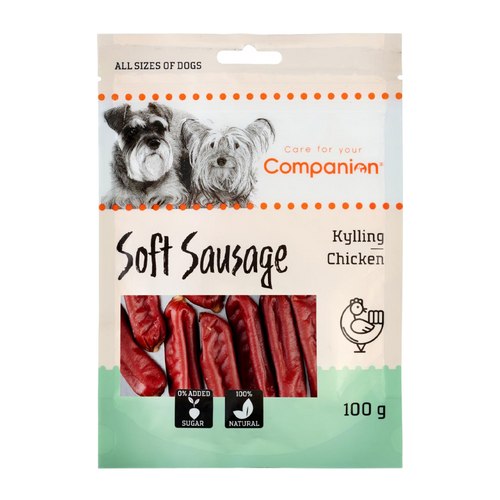 Companion Chicken Short Sausage - 100 G | Endast 39 kr! - Zoogiganten