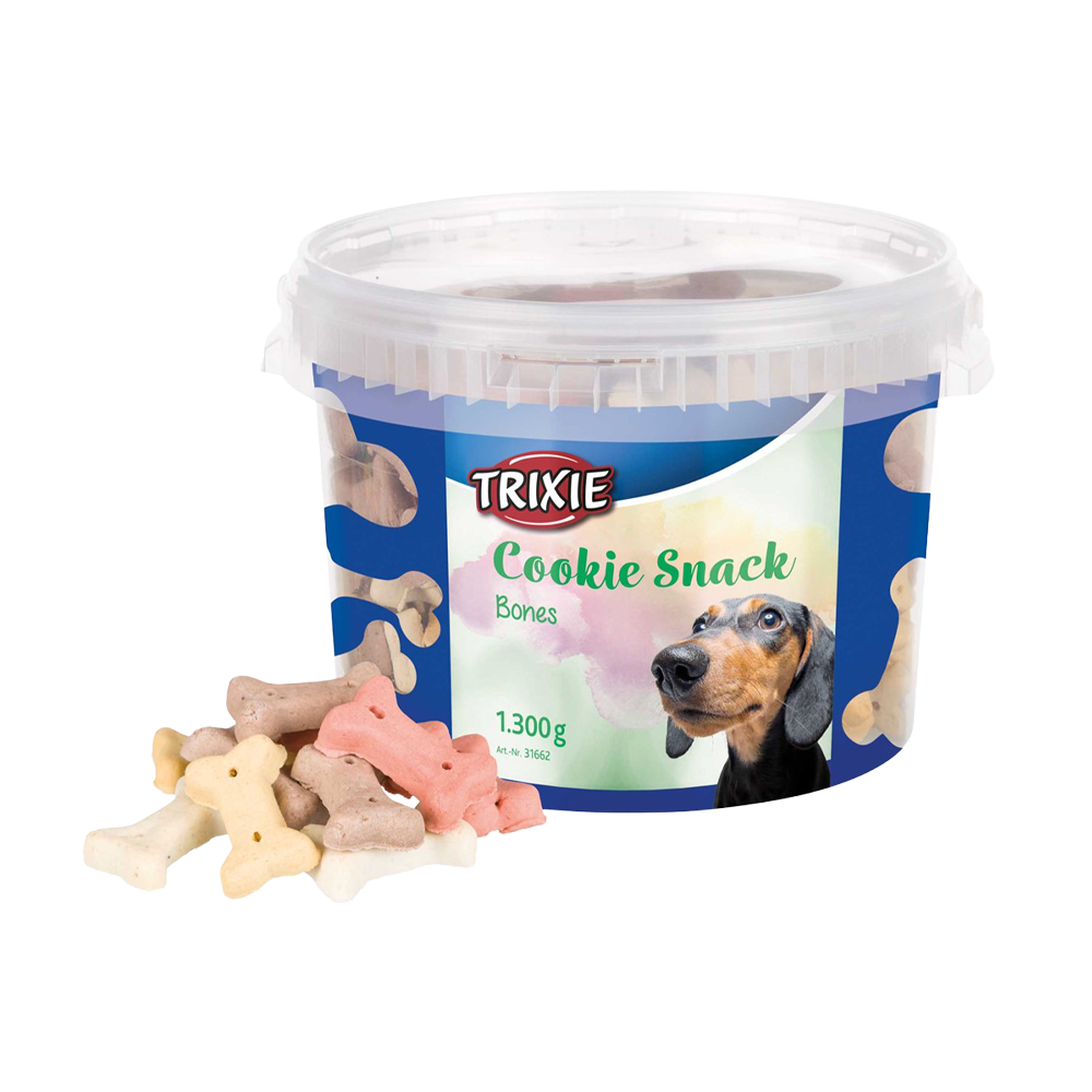 Hundekiks med småkager og ben - 1,3 kg