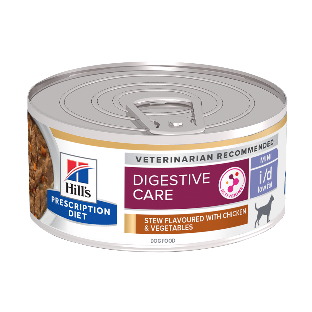 Prescription Diet Canine i/D Lavfedt Gryderet Kylling & Grøntsager - 12x354 G