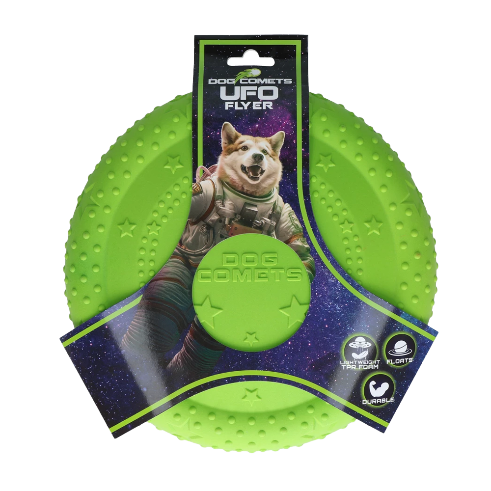 Hundekometer UFO Flyer Grøn