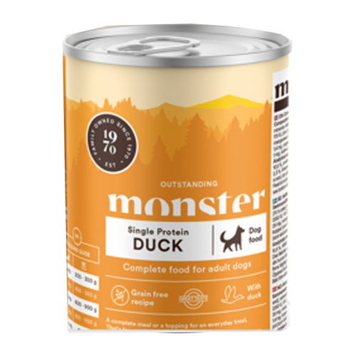 Monster Dog Adult Enkelt And Dåse - 400 G