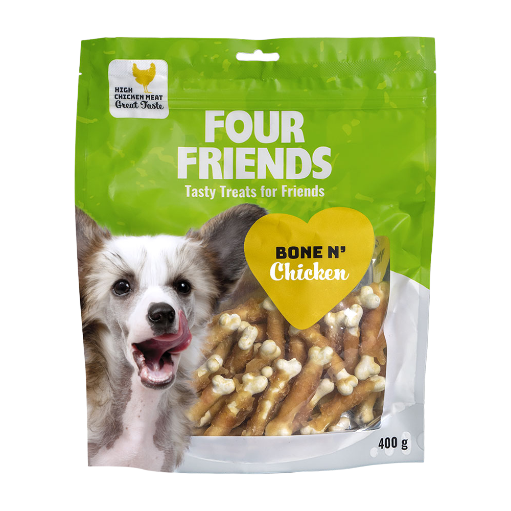 FourFriends Kylling med ben - 400 g