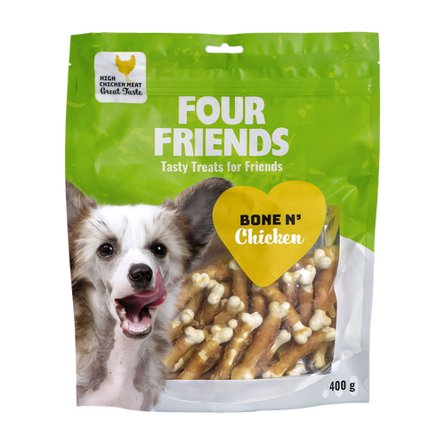 FourFriends Kylling med ben - 400 g