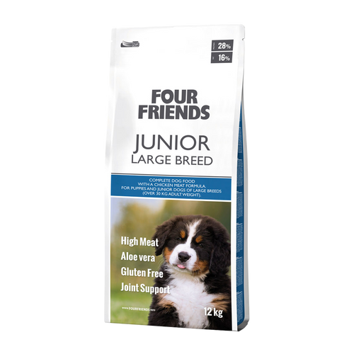 Fourfriends Dog Junior Large Breed - 12 KG | Endast 899 kr! - Zoogiganten
