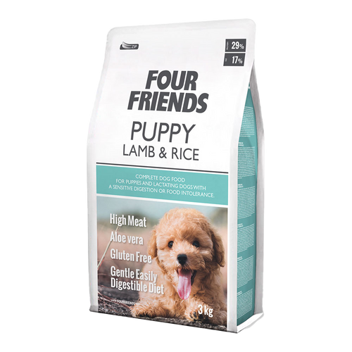 Fourfriends Dog Puppt Lamm & Ris | Endast 399 kr! - Zoogiganten