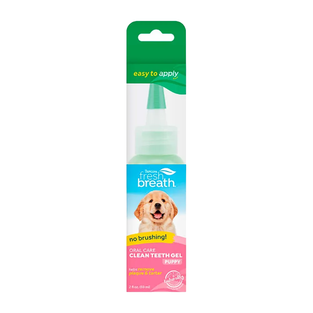 Tropiclean Clean Teeth Mundplejegel Til Hvalpe - 59 ML