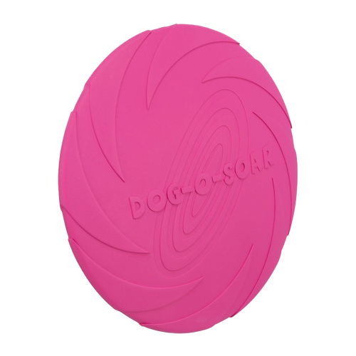 Frisbee Naturgummi Pink - 24 CM