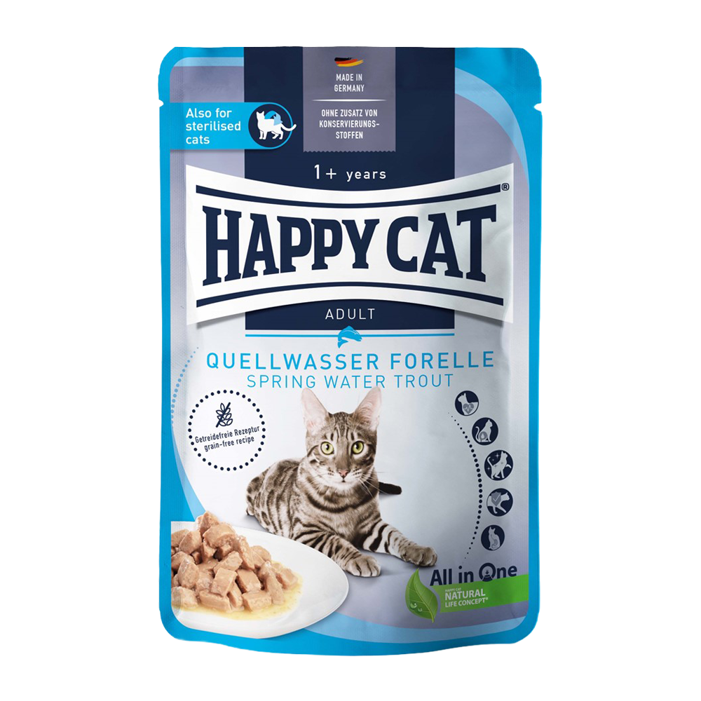 Happycat Våd-/Sovsørred - 85 G