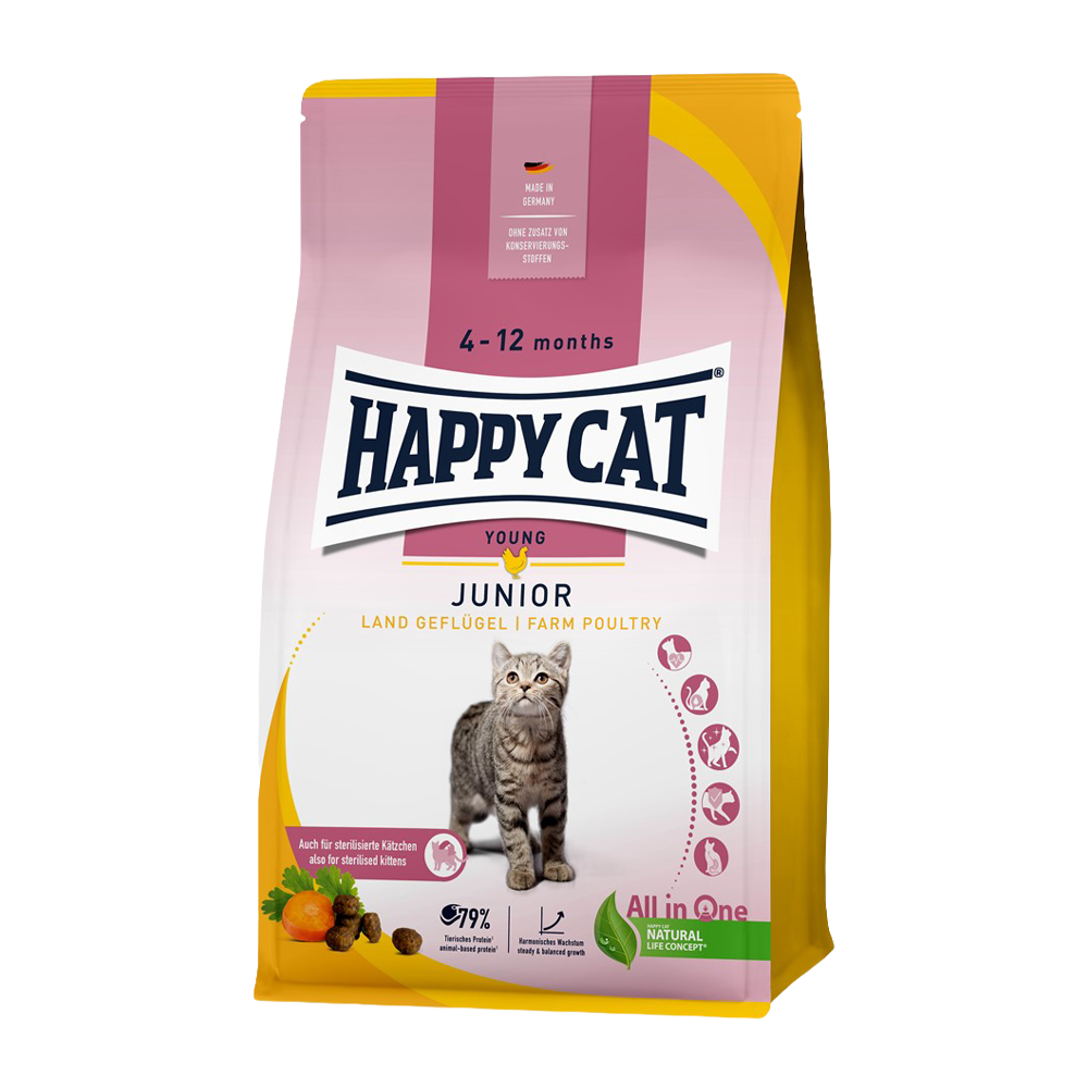 Happy Cat Junior Fjerkræ