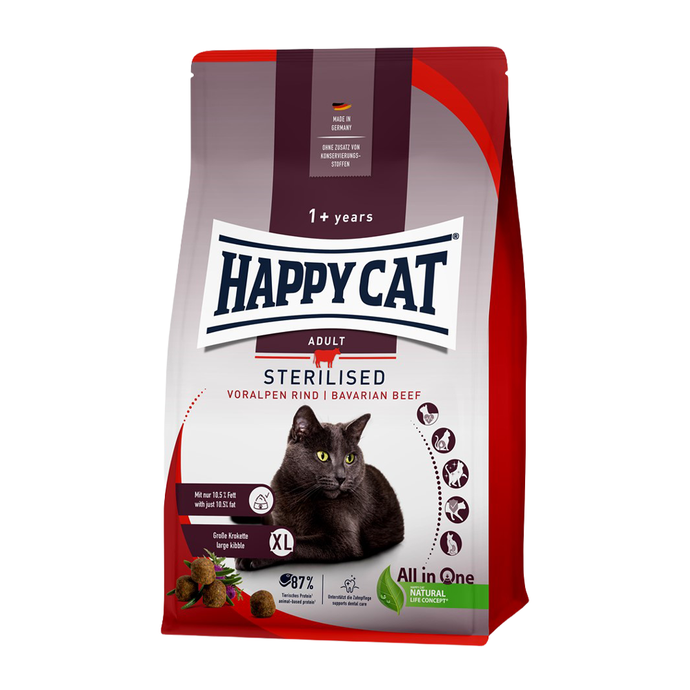 Happy Cat Adult Sterilised Oksekød