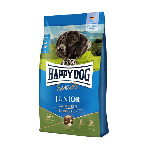 Happy Dog Sens. Junior Lamb/Rice | Endast 369 kr! - Zoogiganten