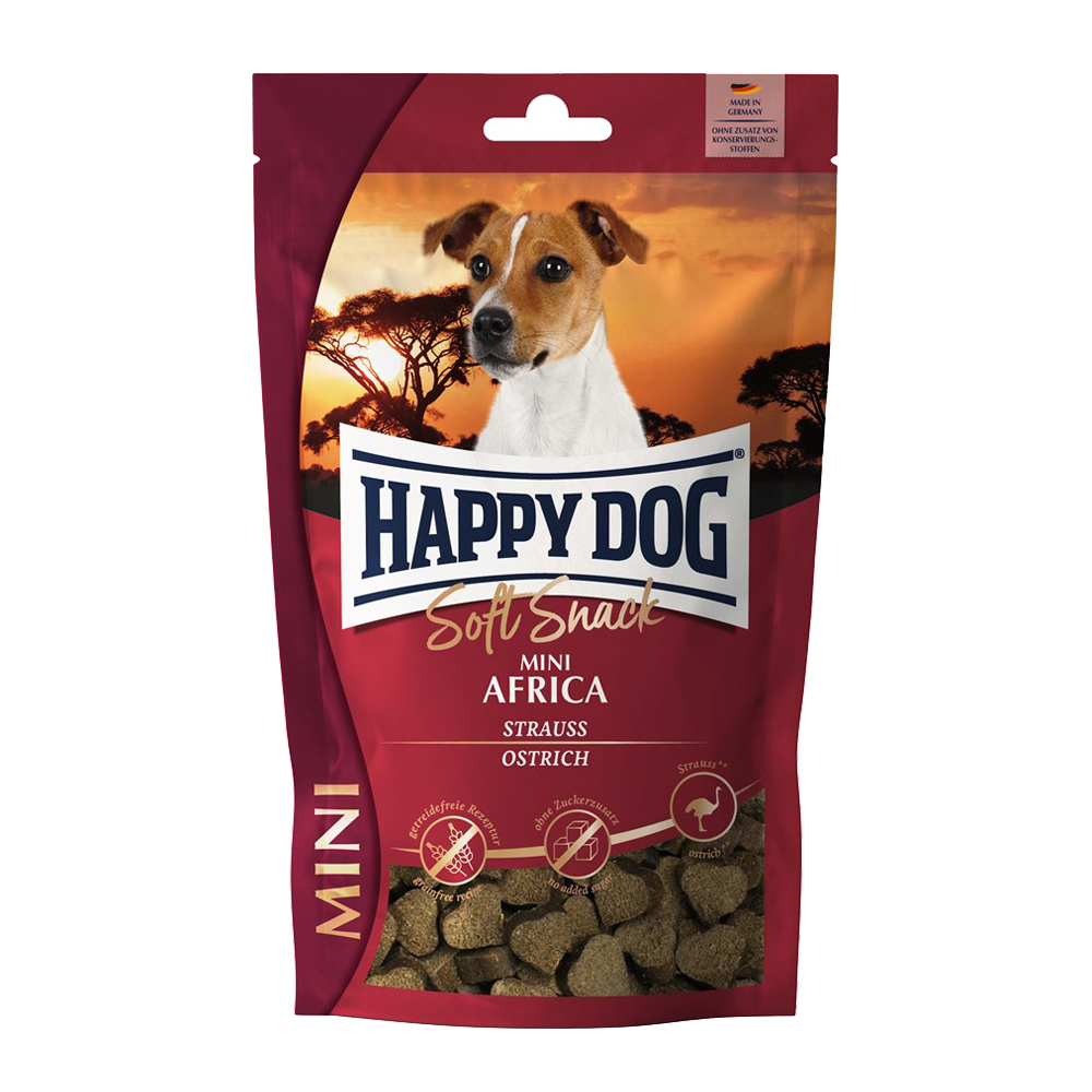 Happy Dog Soft Snack Mini Africa - 100 G | Endast 59 kr! - Zoogiganten