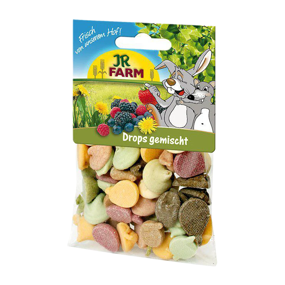 JR Farm Blandede Dråber - 75 G