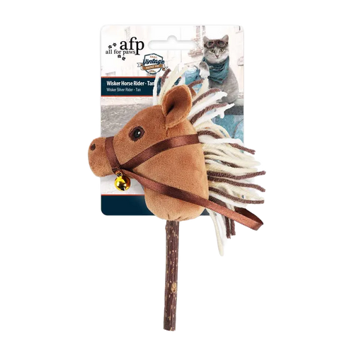 KATTELEGETØJ HOBBY HORSE SILVER RIDER TAN