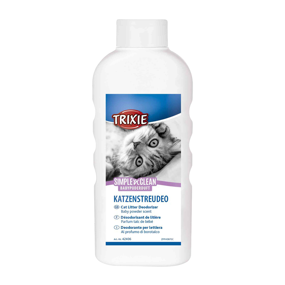 Simple´n´clean Kattegrusdeo Babypudder - 750 G