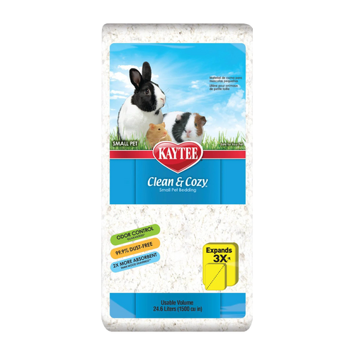 Kaytee Clean & Cozy Bundstrøelse Hvid - 24.6 L