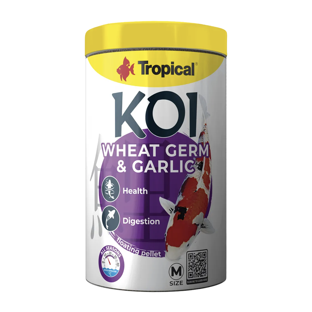 Tropical New Koi Wheat & Garlic Pellet Size M