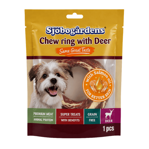 Sjöbogårdens Chew Ring med hjort - 1 Pack