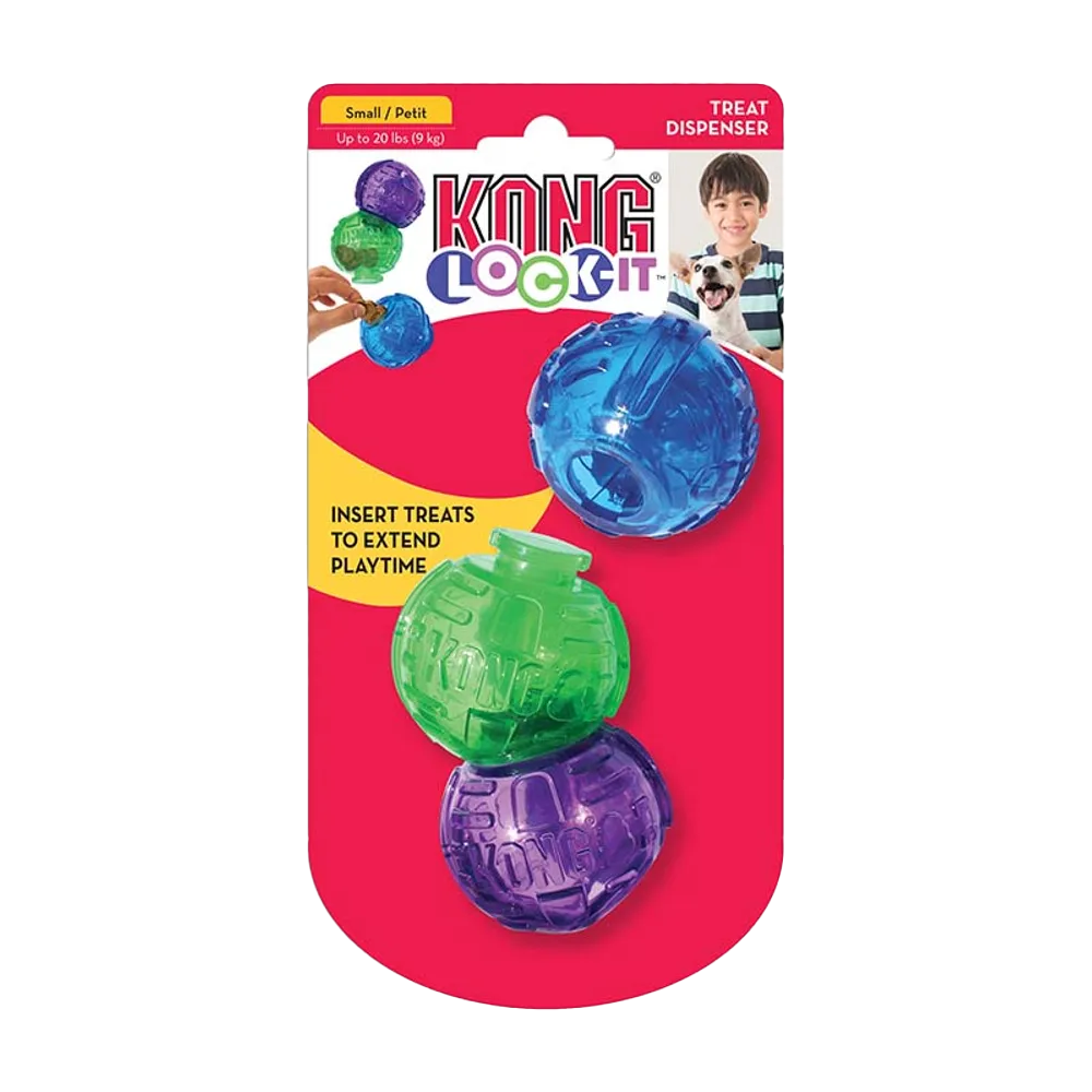Kong Lock It Small - 3-pak