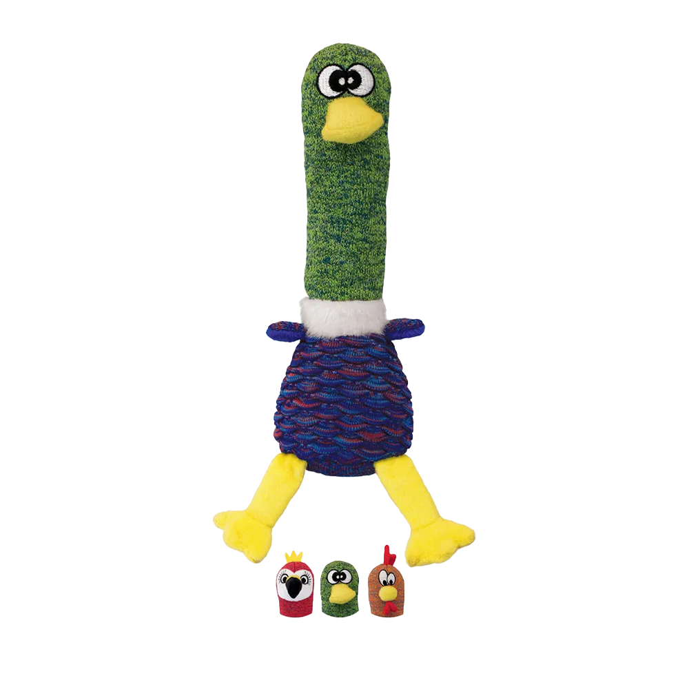Kong Shakers Cuckoos Mixade färger - 8X9X32CM