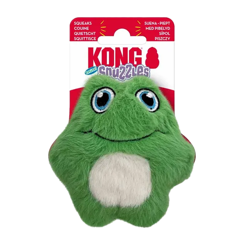 Kong Snuzzles Mini Frø Xs - 10x10x4,5 CM
