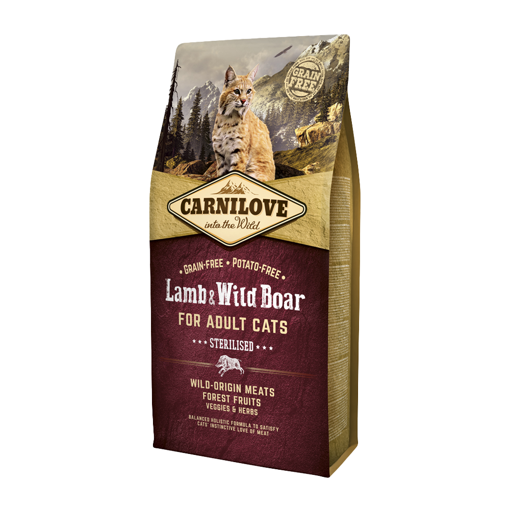 Carnilove Lamb & Wld Boar Adult Sterilised | Endast 89 kr! - Zoogiganten