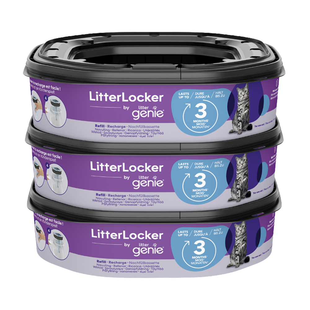 Refill 3-pak Litterlocker fra Littergenie