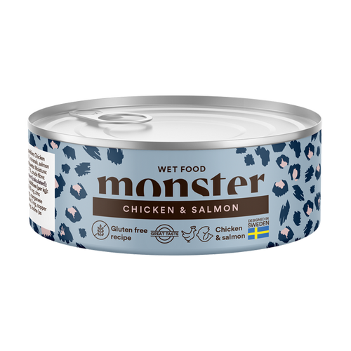 Monster Cat Ad Multi Chick/Salm Dåse - 100 g