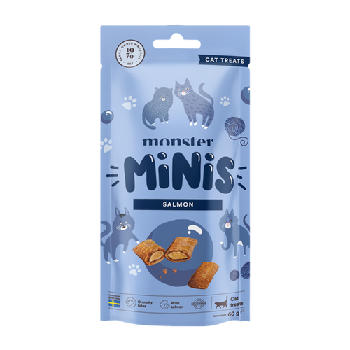 Monster Cat Minis Godbidder Laks - 60 G