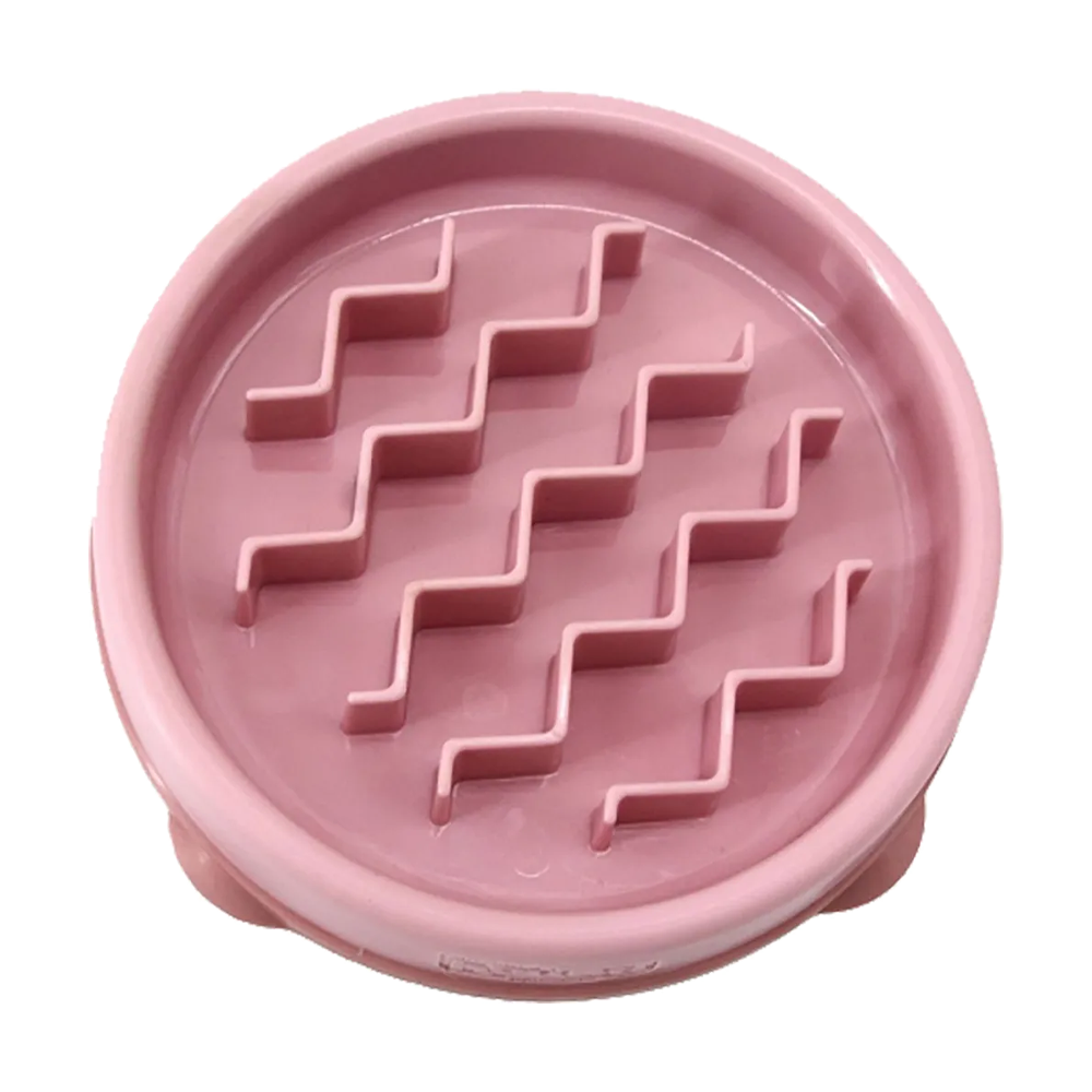 Oh Food Bowl Fun Feeder Slo - Skål Xs Pink - 14x3 CM
