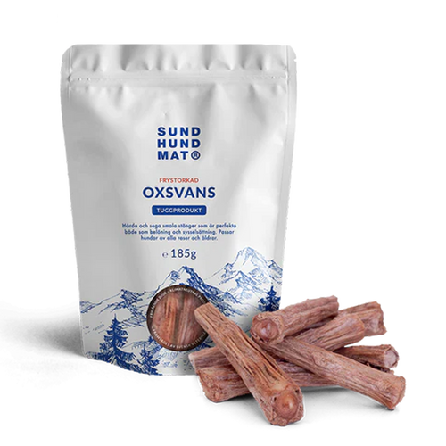 Frysetørret oksehale - 185 g