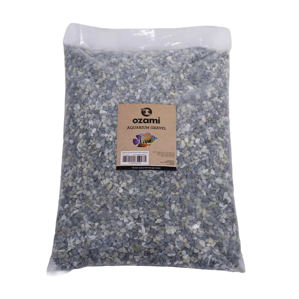Ozami Aquarium Gravel Apple Green 4–6 mm - 10 KG